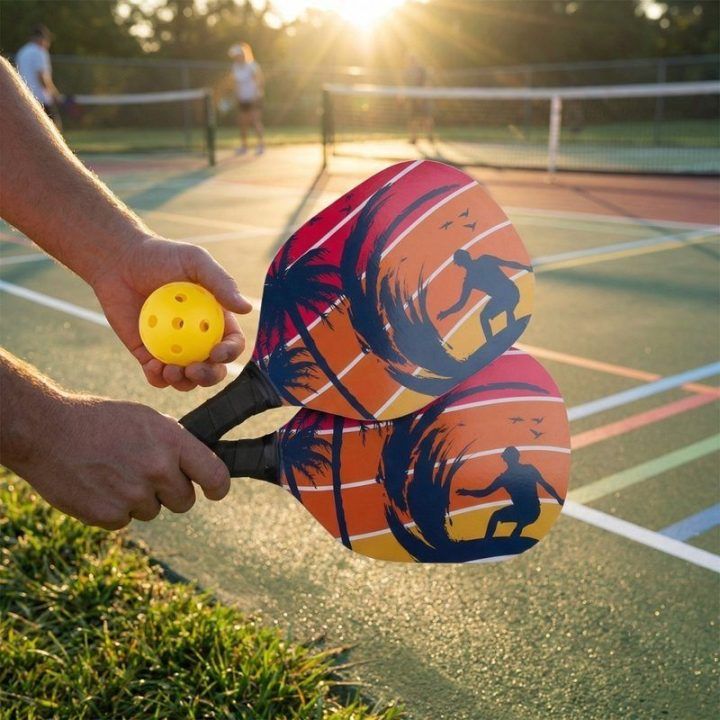 Pickleballo rinkinys Eddy Toys, 3 vnt