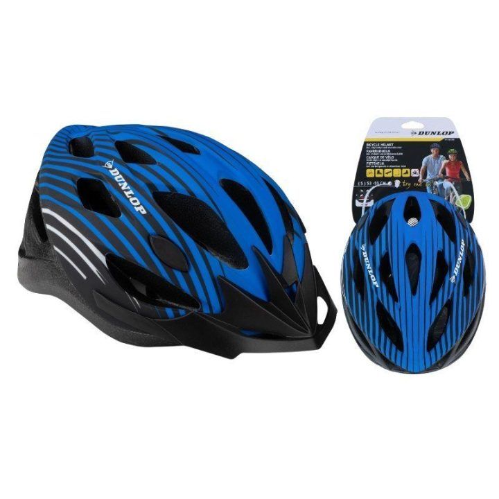 Dunlop MTB dviratininko šalmas M 55–58 cm, mėlynas–juodas