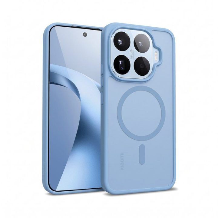 Dėklas Xiaomi 17T mėlynas Crong Hybrid Matte Magnetic
