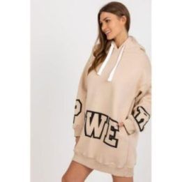 Oversize džemperis su gobtuvu Ex Moda