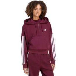 Moteriškas džemperis adidas Essentials 3-Stripes, bordo