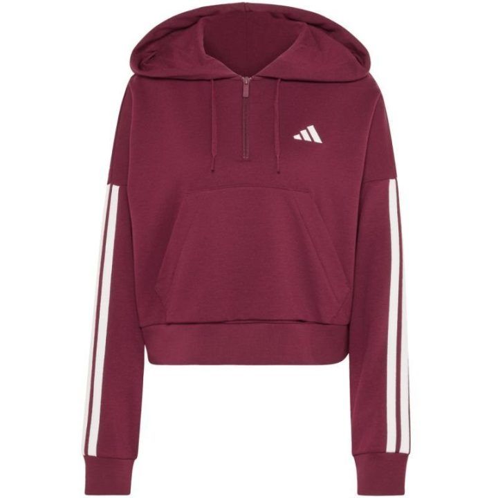 Moteriškas džemperis adidas Essentials 3-Stripes, bordo