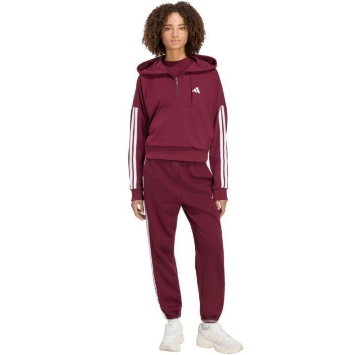 Moteriškas džemperis adidas Essentials 3-Stripes, bordo