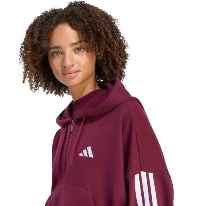Moteriškas džemperis adidas Essentials 3-Stripes, bordo