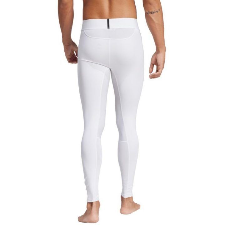 Vyriškos kompresinės tamprės adidas Techfit Tight Long, baltos