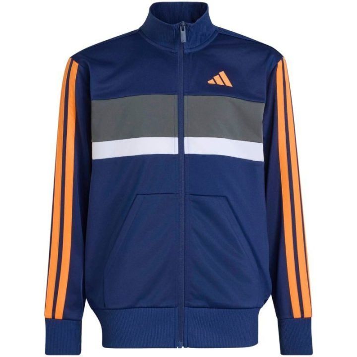 Vaikiškos sportinės kelnės adidas, tamsiai mėlynos