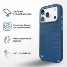 Dėklas Speck Presidio2 Grip MagSafe iPhone 18 Pro / 17 Pro, Deep Sea