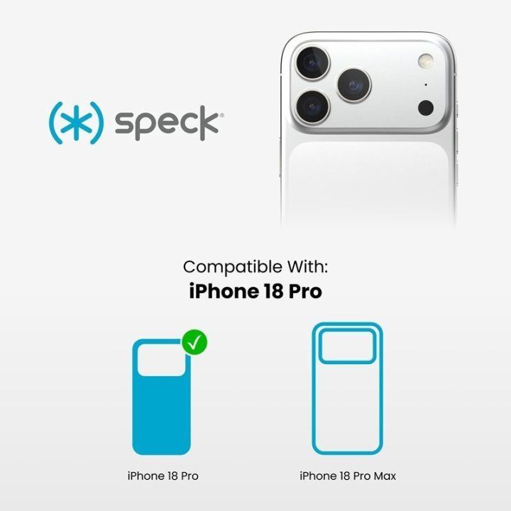 Dėklas iPhone 18 Pro / 17 Pro Speck Candyshell Icon MagSafe, juodas