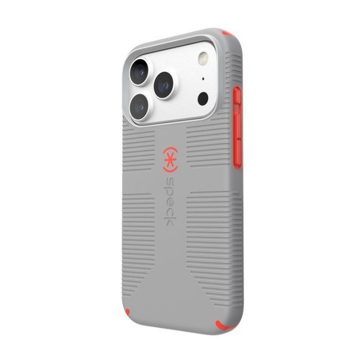 Dėklas iPhone 18 Pro / 17 Pro Speck Candyshell Grip MagSafe, pilkas