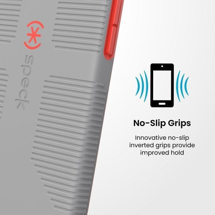 Dėklas iPhone 18 Pro / 17 Pro Speck Candyshell Grip MagSafe, pilkas