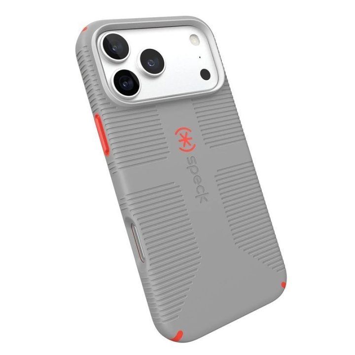 Speck Candyshell Grip MagSafe dėklas iPhone 18 Pro Max / 17 Pro Max, pilkas