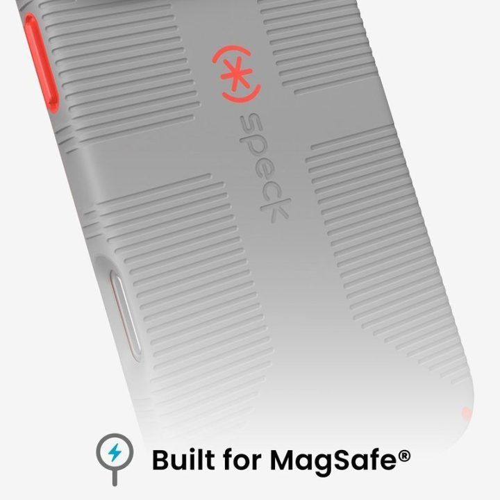 Speck Candyshell Grip MagSafe dėklas iPhone 18 Pro Max / 17 Pro Max, pilkas