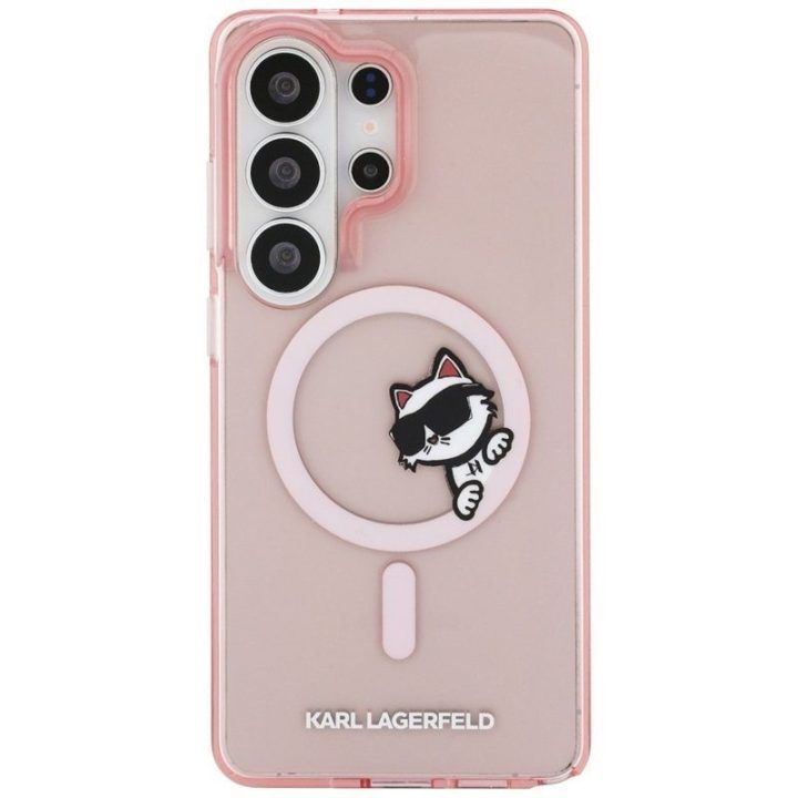 Karl Lagerfeld dėklas Samsung Galaxy S26 Ultra, rožinis