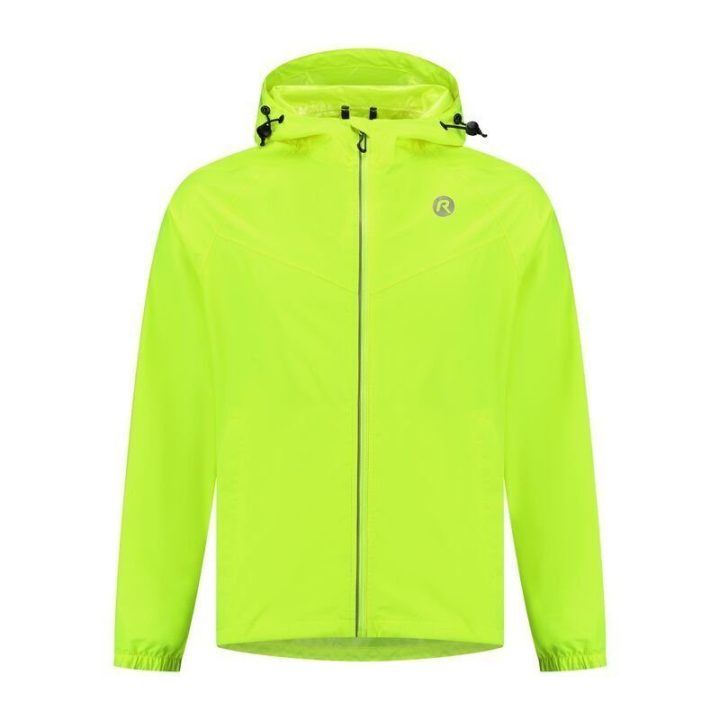 Vyriška lietaus striukė Rogelli CORE, ryškiai geltona, 2XL