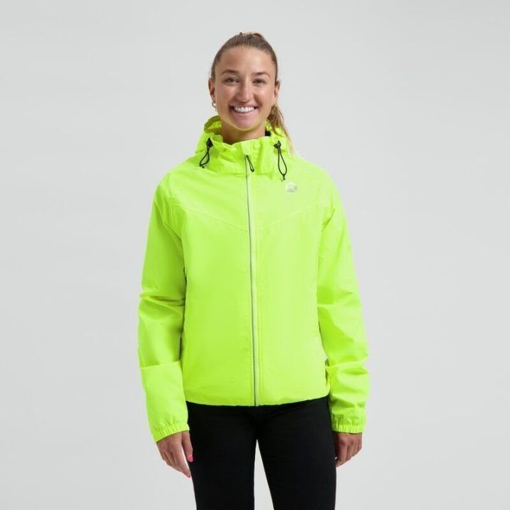 Vyriška lietaus striukė Rogelli CORE, ryškiai geltona, 2XL