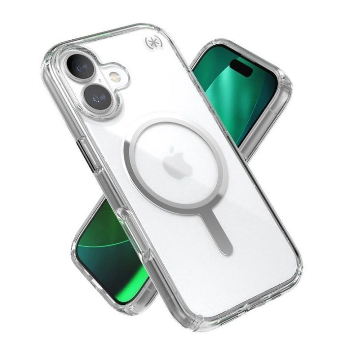 Permatomas dėklas iPhone 17 Speck Presidio Perfect Clear MagSafe