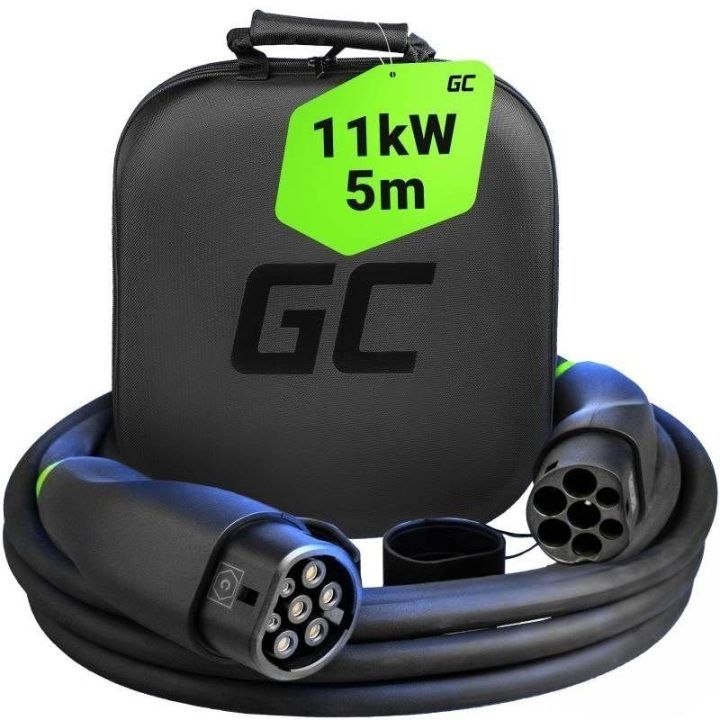 EV įkrovimo kabelis Green Cell GC Snap Type 2 11 kW, 5 m