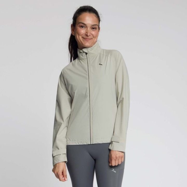 Bėgimo striukė Rogelli Essential, smėlio spalvos