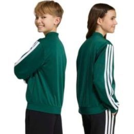 Vaikiškas adidas džemperis Essentials Climacool, žalias