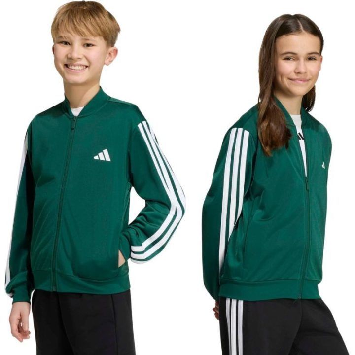 Vaikiškas adidas džemperis Essentials Climacool, žalias