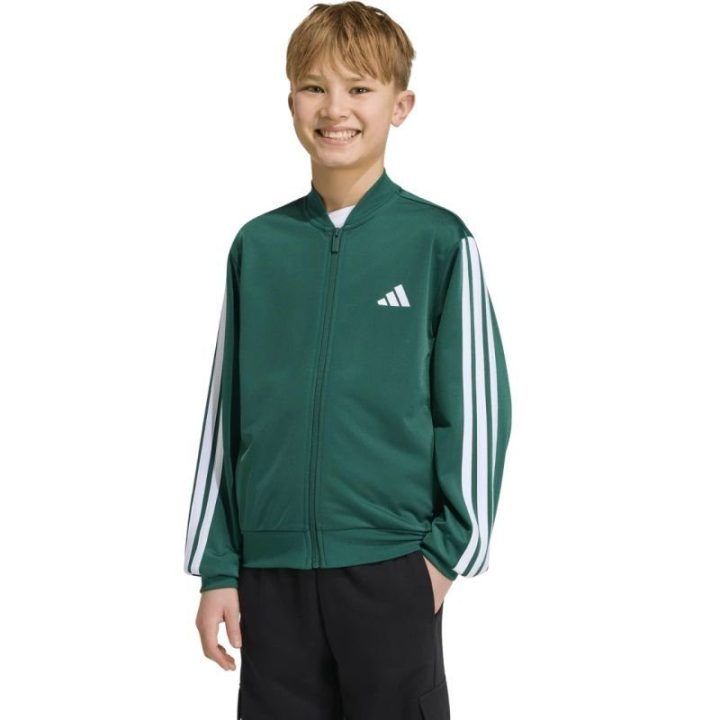 Vaikiškas adidas džemperis Essentials Climacool, žalias