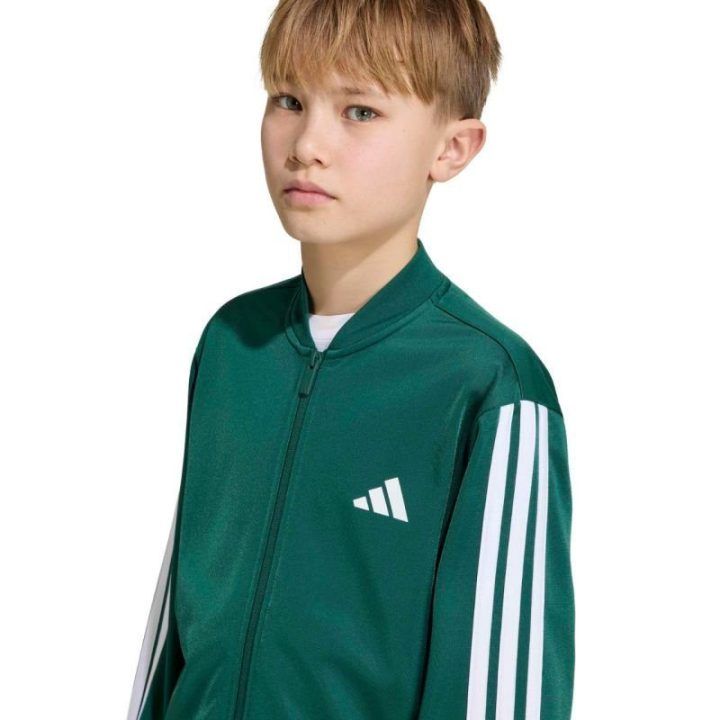 Vaikiškas adidas džemperis Essentials Climacool, žalias
