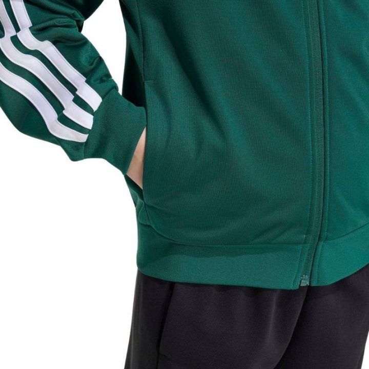 Vaikiškas adidas džemperis Essentials Climacool, žalias