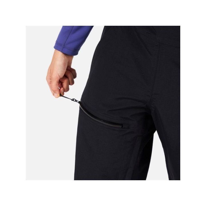 Moteriškos slidinėjimo kelnės ROSSIGNOL W Outerlimits Insulated Bib, juodos