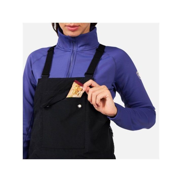Moteriškos slidinėjimo kelnės ROSSIGNOL W Outerlimits Insulated Bib, juodos