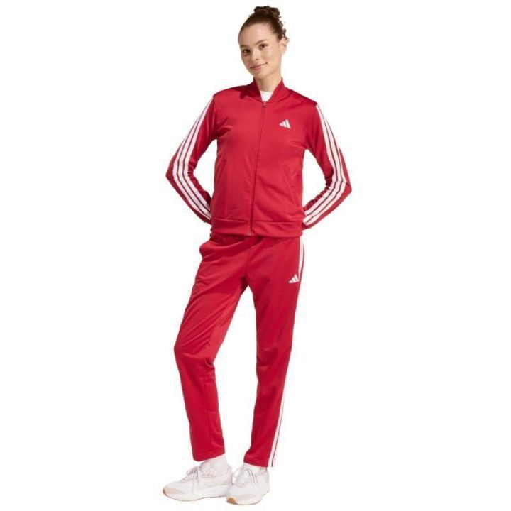 Moteriškas sportinis kostiumas adidas Dayready, raudonas