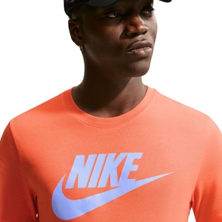 Vyriški marškinėliai Nike Nsw Tee Icon Futura, oranžiniai