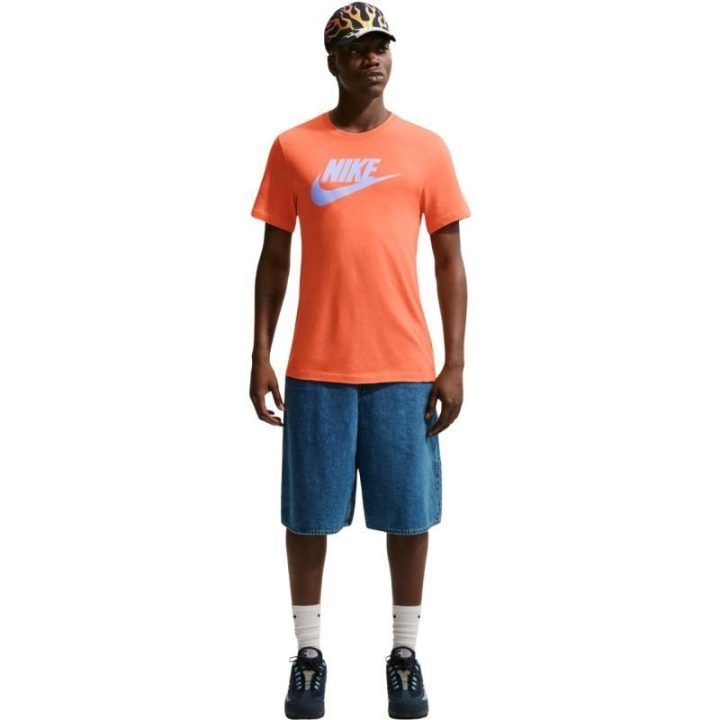 Vyriški marškinėliai Nike Nsw Tee Icon Futura, oranžiniai