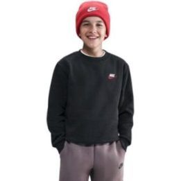 Vaikiškas džemperis Nike Sportswear Club Fleece, juodas