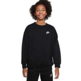Vaikiškas džemperis Nike Sportswear Club Fleece, juodas