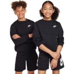 Vaikiškas Nike Sportswear Club Fleece džemperis, juodas