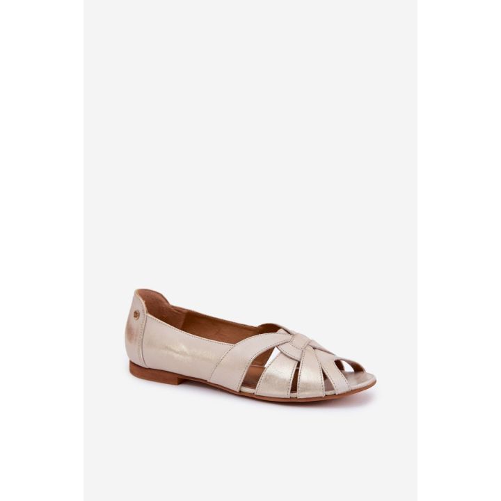 Smėlio spalvos balerinos Step in style