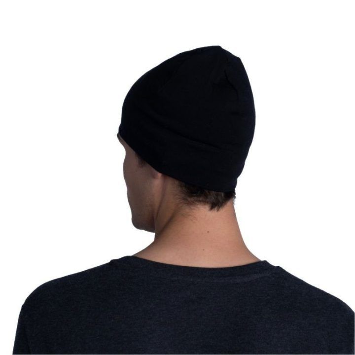 Merino kepurė Buff Midweight, juoda