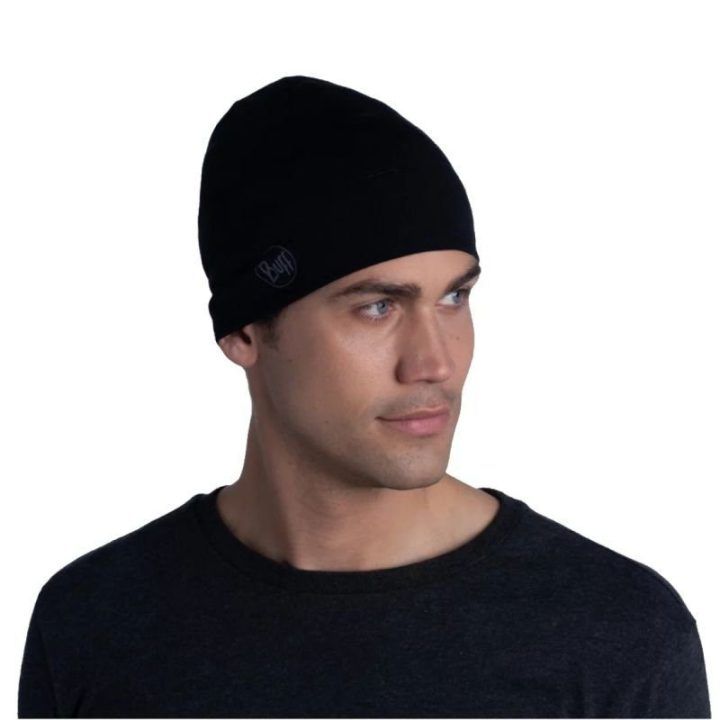 Merino kepurė Buff Midweight, juoda