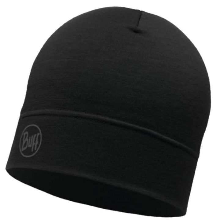 Vyriška merino kepurė Buff Lightweight Beanie, juoda