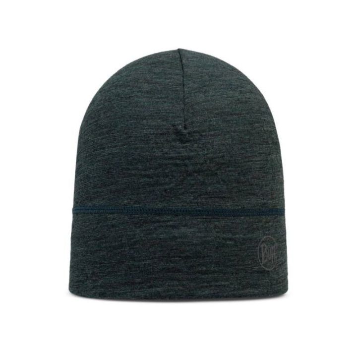 Merino kepurė BUFF Lightweight Beanie, tamsiai žalia