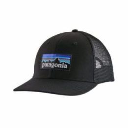 Patagonia Logo Trucker kepurė su snapeliu, juoda