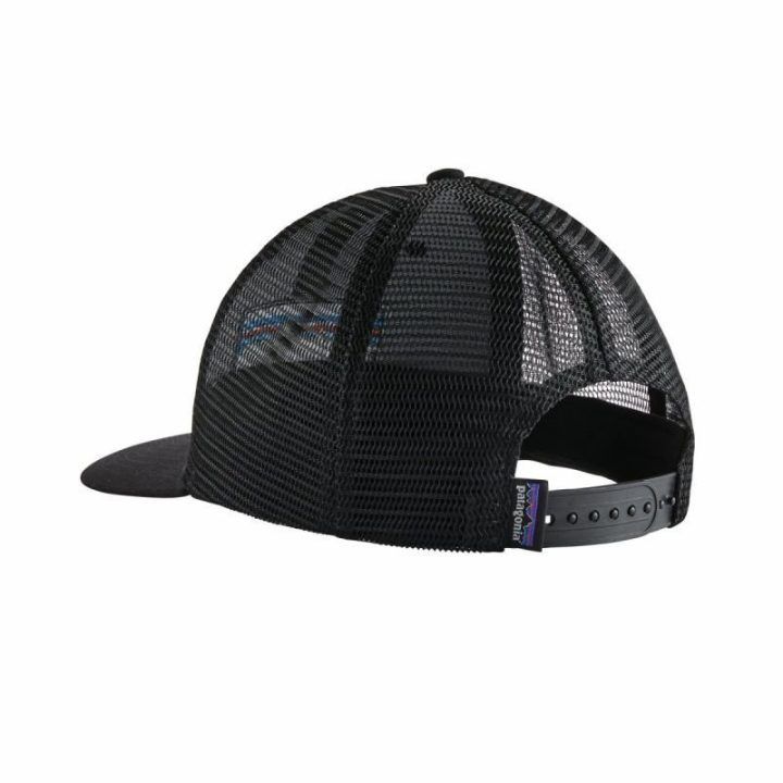 Patagonia Logo Trucker kepurė su snapeliu, juoda