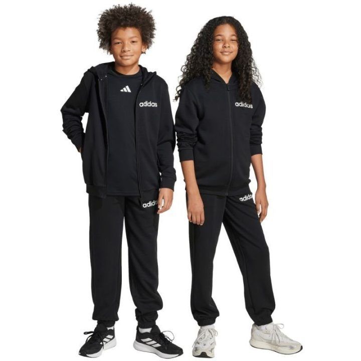 Vaikiškas sportinis kostiumas adidas Essentials Jr, juodas