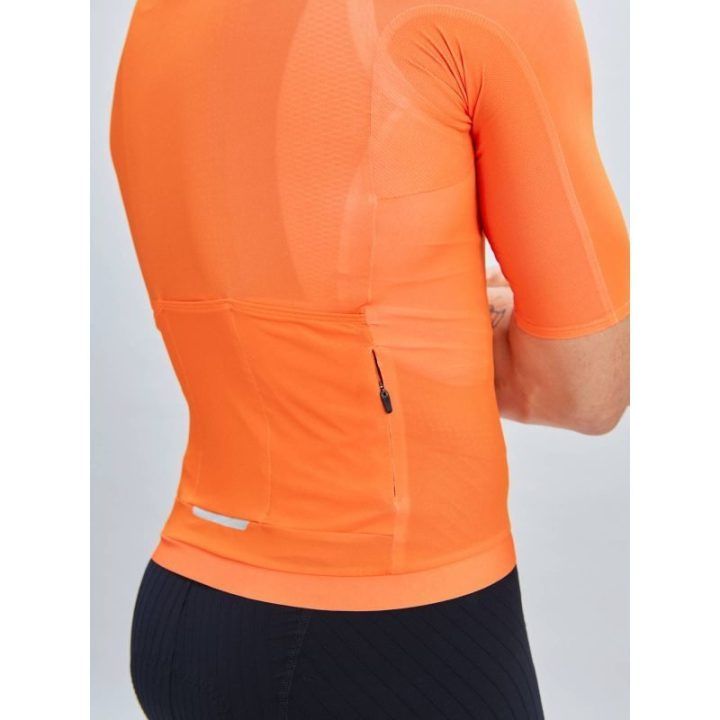 Vyriški dviratininko marškinėliai POC Pristine Jersey, oranžiniai