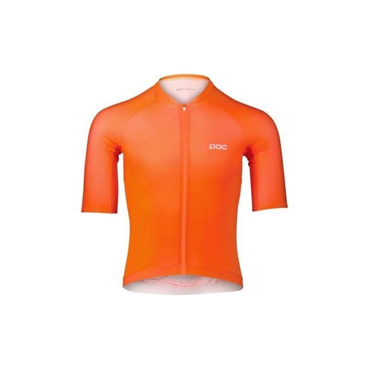 Vyriški dviratininko marškinėliai POC Pristine Jersey, oranžiniai