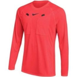 Nike Dri-FIT teisėjo marškinėliai ilgomis rankovėmis, koraliniai