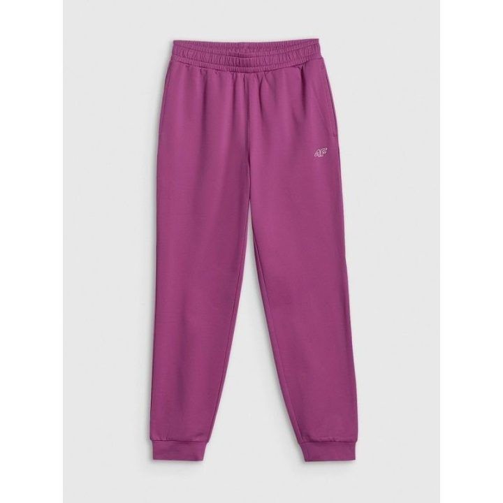 Mergaičių sportinės kelnės 4F jogger, rožinės