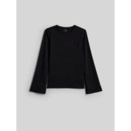 Moteriški slim longsleeve marškinėliai 4F, juodi