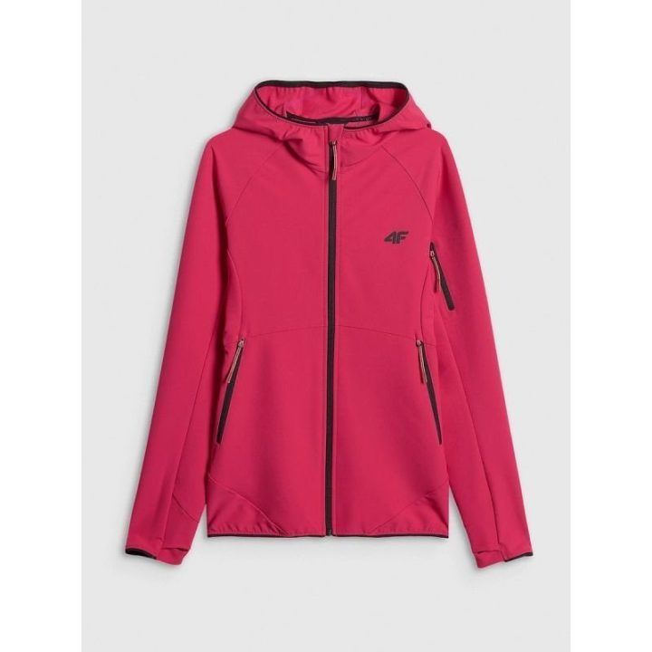 Moteriška softshell striukė 4F, rožinė