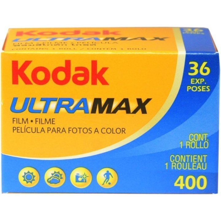 Kodak UltraMax 400 35 mm spalvota foto juosta, 36 kadrai